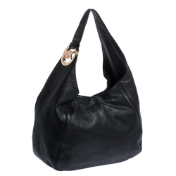 Pre Owned حقيبة مايكل مايكل كورس جلد سوداء