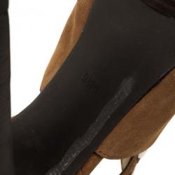 Pre Owned MICHAEL Michael Kors Beige Gibson Platform Sandals Size 40