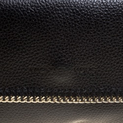 Pre Owned Michael Michael Kors Black Leather Belt Bag