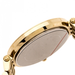 Michael Kors Yellow Gold Plated Stainless Steel Darci Glitz MK3191 Womens Wristwatch 39 mm
