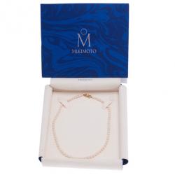 مملوكة مسبقًا Mikimoto 18" Akoya Cultured Pearl Strand Necklace