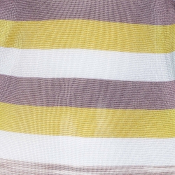 Pre Owned Missoni Mare Multicolor Striped Knit Sleeveless Maxi Dress M