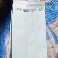 Pre Owned Missoni Mare Multicolor Striped Knit Sleeveless Maxi Dress M