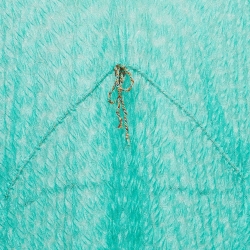 Pre Owned Missoni Mare Turquoise Green Knit Cover-Up Kaftan Dress M