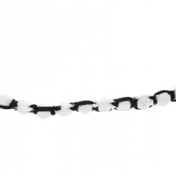 Pre Owned Missoni Monochrome Roped Ball Long Necklace