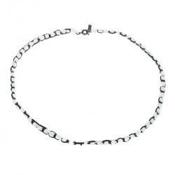 Pre Owned Missoni Monochrome Roped Ball Long Necklace