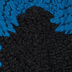 Pre Owned Missoni Multicolor Perforated Patterned Knit Sleeveless Dress L