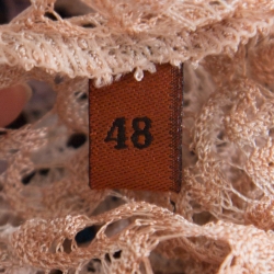 Pre Owned Missoni Mare Perforated Striped Knit V-Neck Kaftan Tunic L