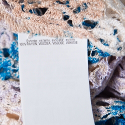 Pre Owned Missoni Mare Multicolor Perforated Knit Strapless Bandeau Dress L