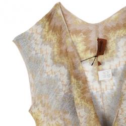 Pre Owned Missoni Multicolor Cowl Neck Dress S