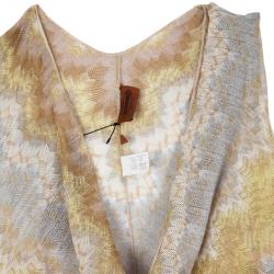 Pre Owned Missoni Multicolor Cowl Neck Dress S