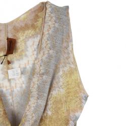 Pre Owned Missoni Multicolor Cowl Neck Dress S