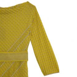 Pre Owned Missoni Shift Dress With Belt S