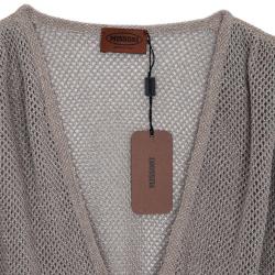 Pre Owned Missoni Metallic Lurex Knit Tunic S