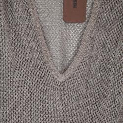 Pre Owned Missoni Metallic Lurex Knit Tunic S