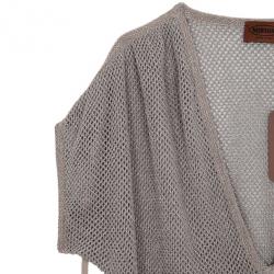 Pre Owned Missoni Metallic Lurex Knit Tunic S