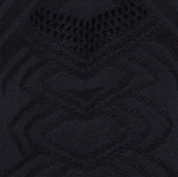 Pre Owned M Missoni Multicolor Chevron Patterned Pointelle Knit Top L