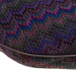 Pre Owned Missoni Multicolor Shimmering Weave Fabric Hobo