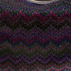 Pre Owned Missoni Multicolor Shimmering Weave Fabric Hobo