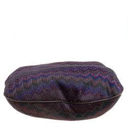 Pre Owned Missoni Multicolor Shimmering Weave Fabric Hobo