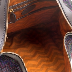 Pre Owned Missoni Multicolor Shimmering Weave Fabric Hobo