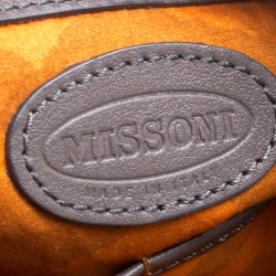 Pre Owned Missoni Multicolor Shimmering Weave Fabric Hobo