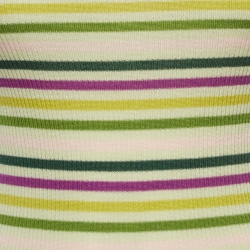 Pre Owned Missoni Sport Multicolor Strip Patterned Wool Knit Short Dress S