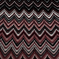 Pre Owned وشاح ميزوني نمط متعرج تريكو صوف متعدد الألوان