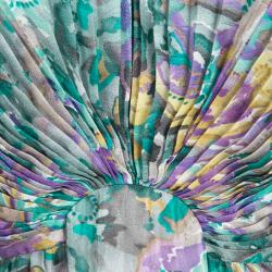 Pre Owned Missoni Multicolor Printed Sleeveless Maxi Dress S