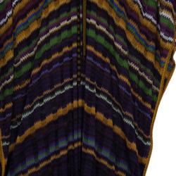 مملوكة مسبقًا Missoni Purple Crochet Knit Long Beach Dress M