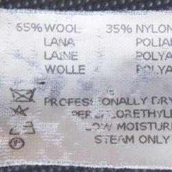 Pre Owned Missoni Multicolor Chevron Pattern Perforated Knit Button Front Long Cardigan M