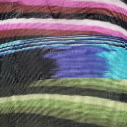 Pre Owned Missoni Multicolor Patterned Knit Cross Back Sleeveless Crop Top M