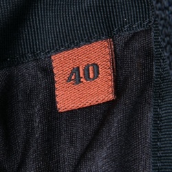 Pre Owned Missoni Multicolor Perforated Textured Knit Sleeveless Dress S