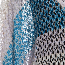 Pre Owned Missoni Mare Multicolor Perforated Knit Kaftan Style Beach Cover Up Top M