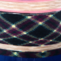 Pre Owned Missoni Multicolor Rib Knit Sleeveless Tank Top S