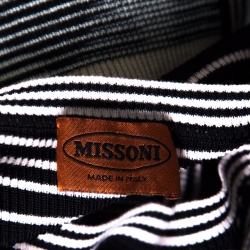 Pre Owned Missoni Multicolor Rib Knit Sleeveless Tank Top S