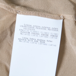 Pre Owned Missoni Metallic Gold Tiered Ruffle Detail Maxi Skirt S