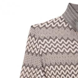 Pre Owned Missoni Zip Up Sweater M