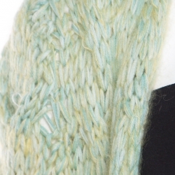 Pre Owned Missoni Green Chunky Alpaca Wool Knit Bois Ombre Cardigan L