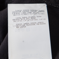 Pre Owned Missoni Multicolor Chevron Pattern Knit Fringed Bottom Sleeveless A Line Dress S