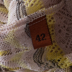 Pre Owned Missoni Multicolor Perforated Knit Sleeveless Top M