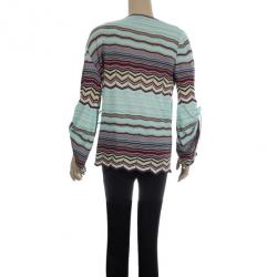 مملوكة مسبقًا Missoni Wrap Printed Top M