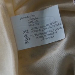 Pre Owned Missoni Pink and Brown Perforated Knit Plunge Neck Kaftan Top M