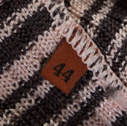 Pre Owned Missoni Multicolor Perforated Patterned Knit Tunic M