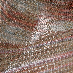 Pre Owned Missoni Multicolor Lurex Knit Long Sleeve Tunic Dress M