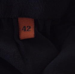 Pre Owned Missoni Multicolor Patterned Perforated Knit Elasticized Waist Wide Leg Pants M