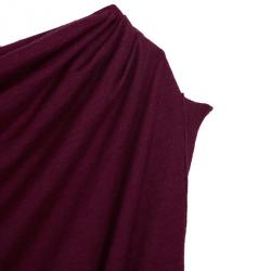 Pre Owned Missoni Cashmere Draped Neck Dress S