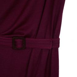 Pre Owned Missoni Cashmere Draped Neck Dress S