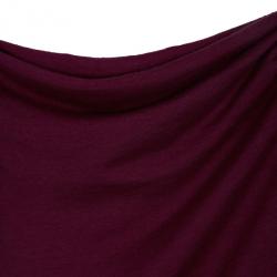 Pre Owned Missoni Cashmere Draped Neck Dress S