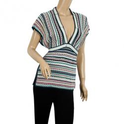Pre Owned Missoni Knit Kaftan Top M